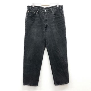 リーバイス(Levi's)のUS古着 カナダ製 リーバイス Levi's 550 ブラックデニム パンツ テーパード REXED FIT サイズ：W40 L30.5【中古】(スラックス/スーツパンツ)