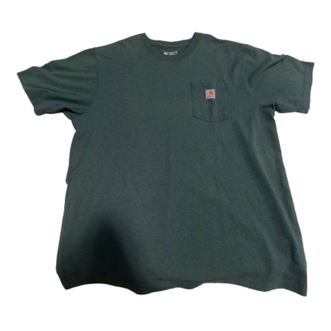 カーハート☆Tシャツ ワンポイントロゴ  ゆるだぼ 90s人気カラー m56