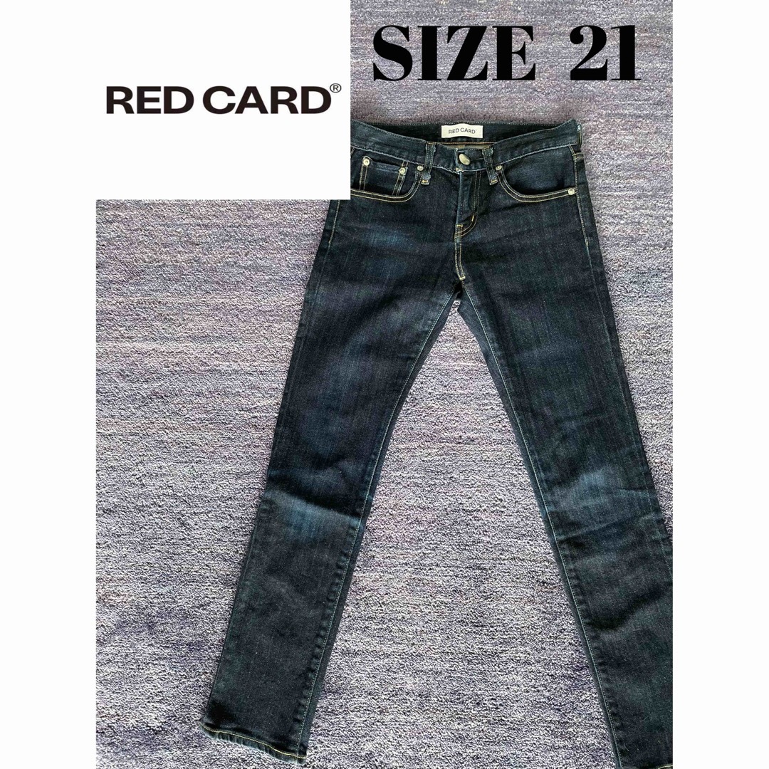 RED CARD クロップドジーンズ size21