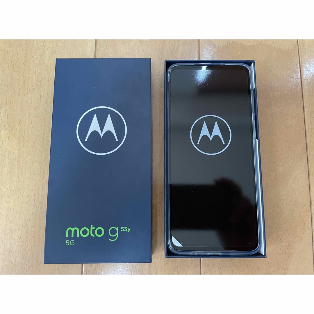 【新品未使用】Motorola moto g53y 5G アークティックシルバー