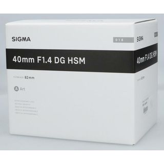 シグマ(SIGMA)の【未使用品】ＳＩＧＭＡ　４０ｍｍ　Ｆ１．４　ＤＧ　ＨＳＭ　（Ａ）　キャノン用(レンズ(ズーム))