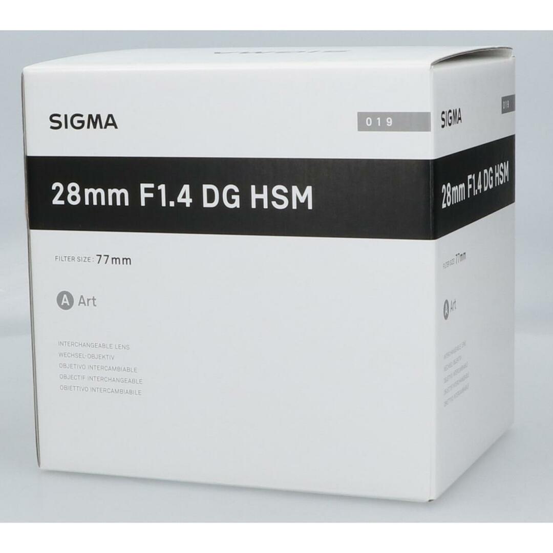 【未使用品】ＳＩＧＭＡ　ＥＯＳ（Ａ）２８ｍｍ　Ｆ１．４ＤＧ　ＨＳＭ