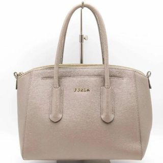 フルラ(Furla)の《一点物》FURLA ハンドバッグ グレージュ シンプル レディース(ハンドバッグ)