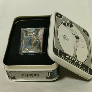 ビンテージ ウィンディ Windy 立体メタル zippo　1994年製(タバコグッズ)