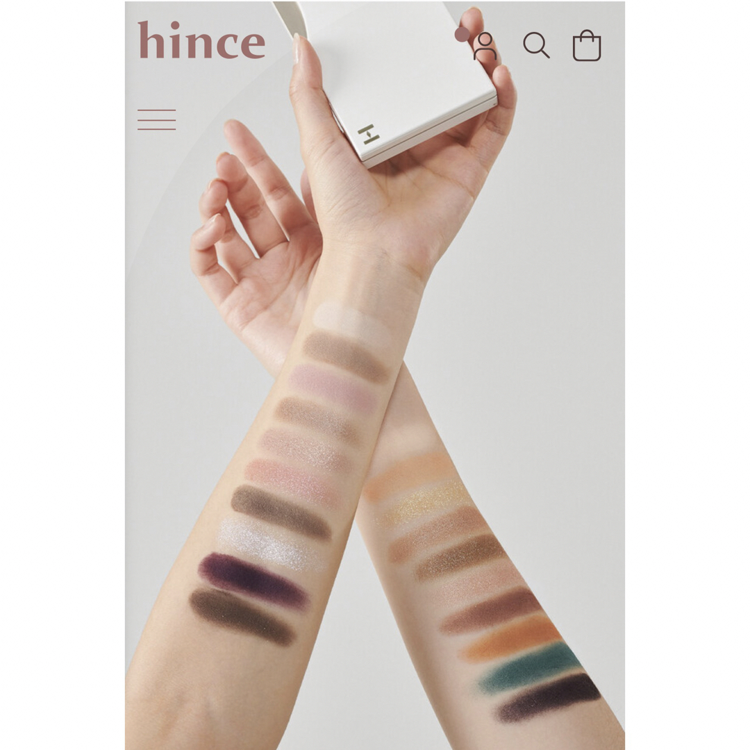 hince(ヒンス)のヒンス　hince ニューデップアイシャドウパレット　ビーマジカル コスメ/美容のベースメイク/化粧品(アイシャドウ)の商品写真