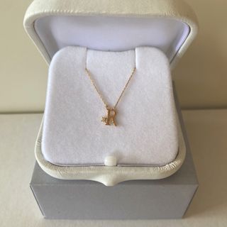 値下げ　STAR JEWELRY ダイヤモンドネックレス Ｍ　イニシャル