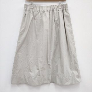 マーガレットハウエル(MARGARET HOWELL)のMARGARET HOWELL 578-3132009 WASHED COTTON POPLIN 定価31900円 スカート 23SS ベージュ レディース マーガレットハウエル【中古】3-0801M♪(ロングスカート)