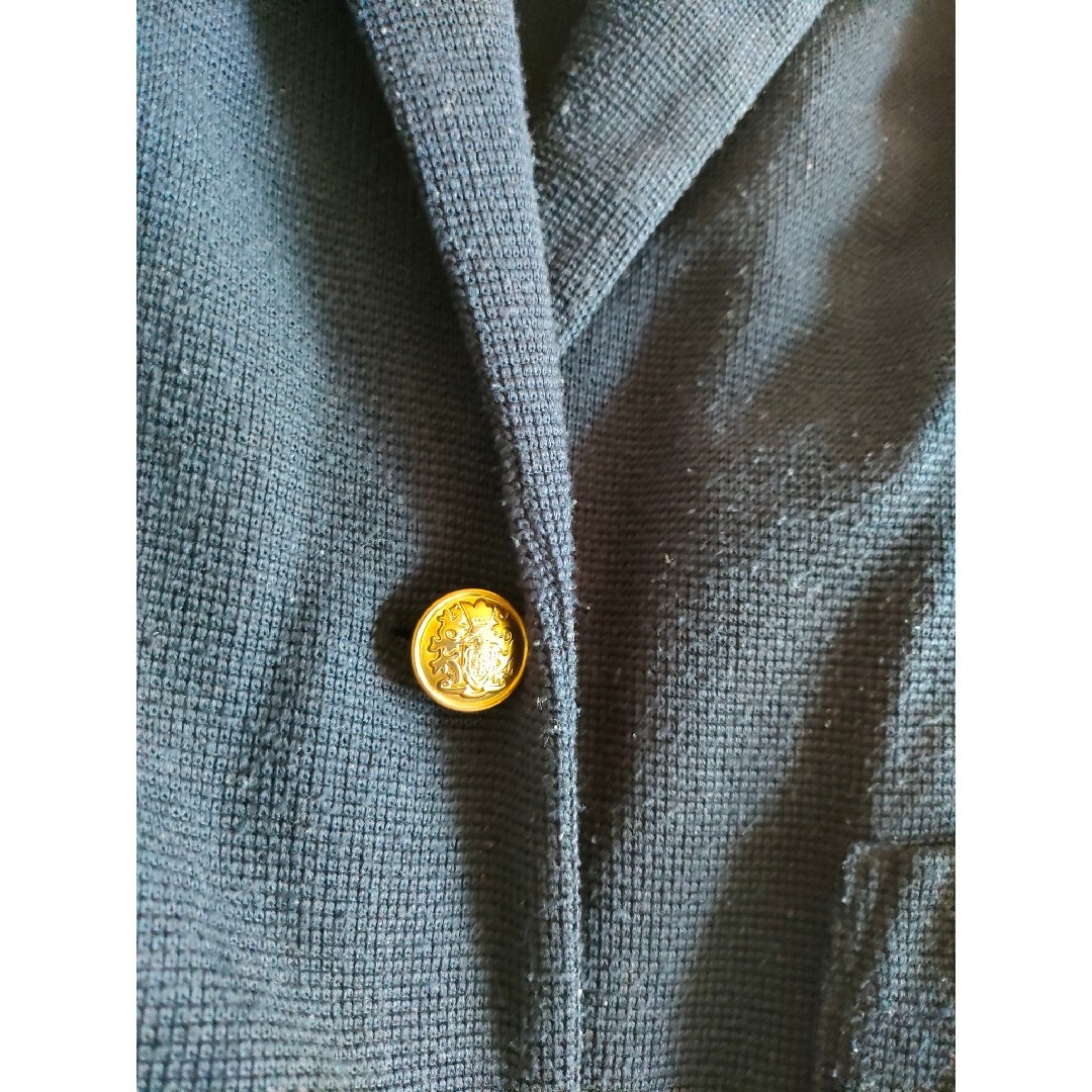 GU(ジーユー)のネイビージャケット レディースのジャケット/アウター(テーラードジャケット)の商品写真