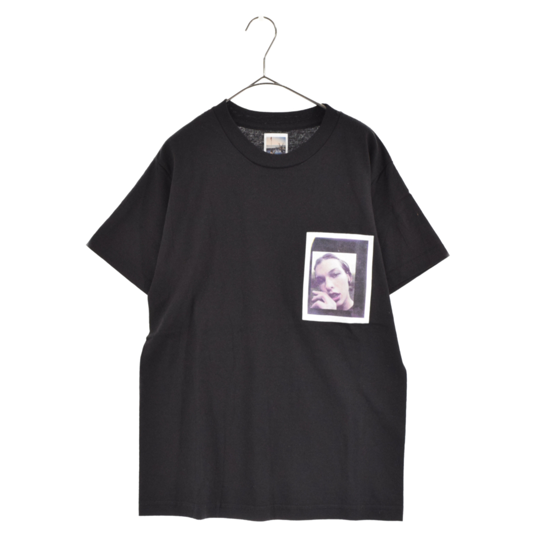 WACKO MARIA ワコマリア 23AW DAVIDE SORRENTI / CREW NECK T-SHIRT (TYPE-2) ダヴィデソレンティ フォト半袖Tシャツ ブラック (DAVIDESORRENTI-WM-TEE05)