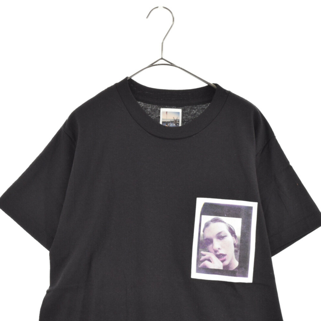 WACKO MARIA ワコマリア 23AW DAVIDE SORRENTI / CREW NECK T-SHIRT (TYPE-2) ダヴィデソレンティ フォトTシャツ ブラック (DAVIDESORRENTI-WM-TEE05)