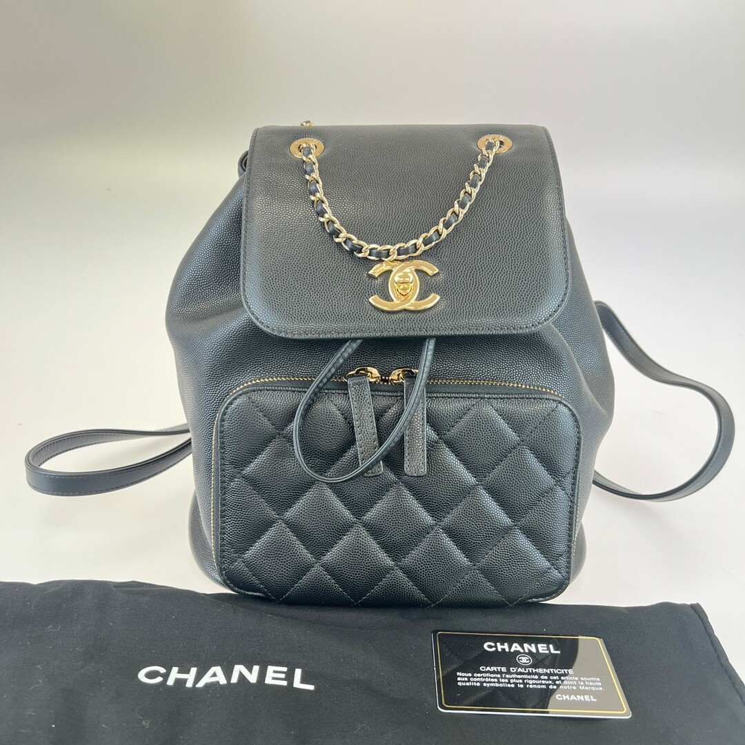 美品 CHANEL シャネル マトラッセ バックパック 23番台 リュック