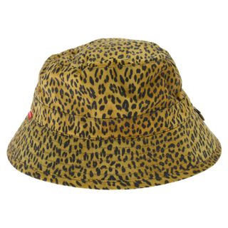 シュプリーム(Supreme)のSUPREME シュプリーム 20SS×Barbour Waxed Cotton Crusher Hat×バブアー ワックスコットン レオパード クラッシャーハット バケットハット 帽子 イエロー(ハット)