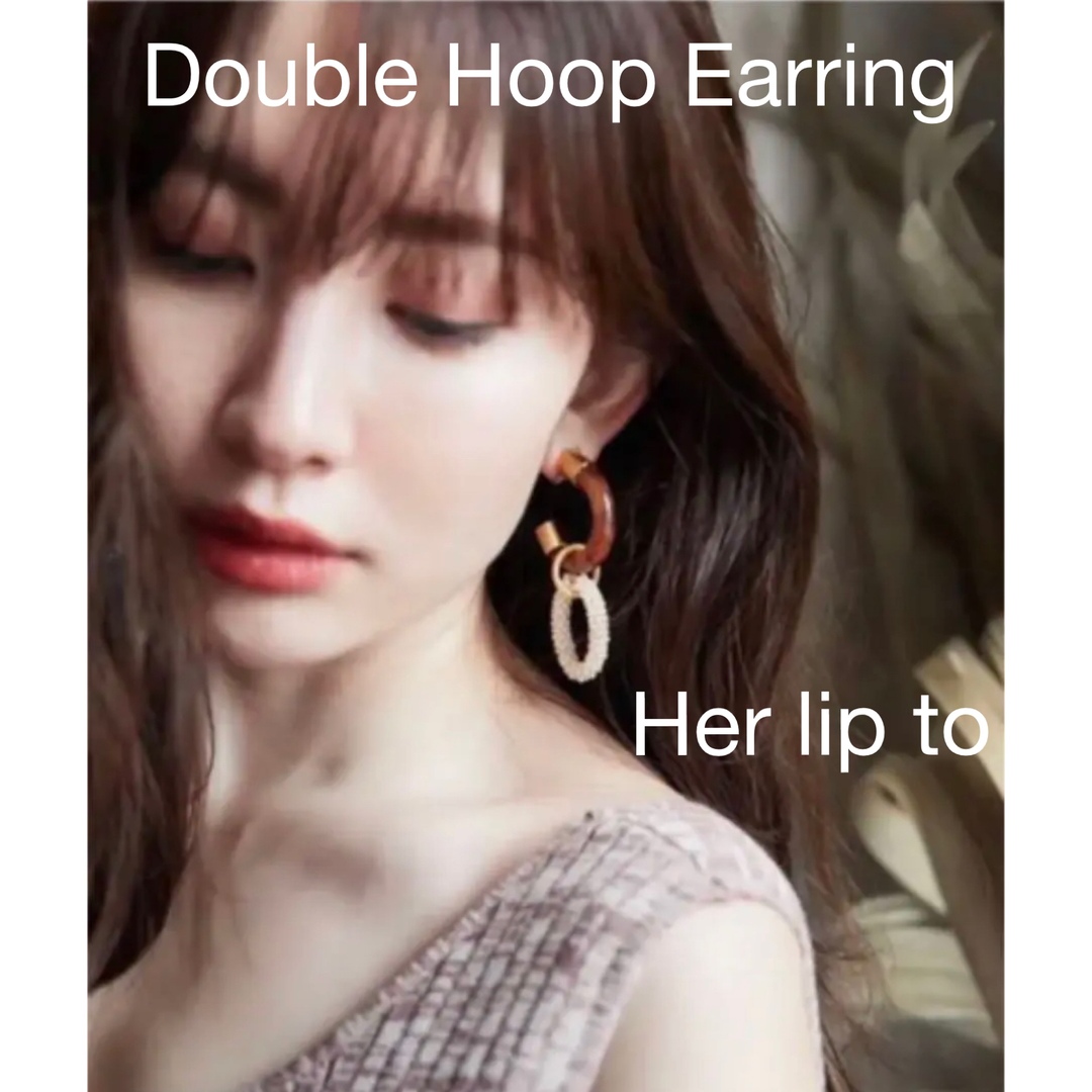 Herlipto Double Hoop Earring 新品未使用品