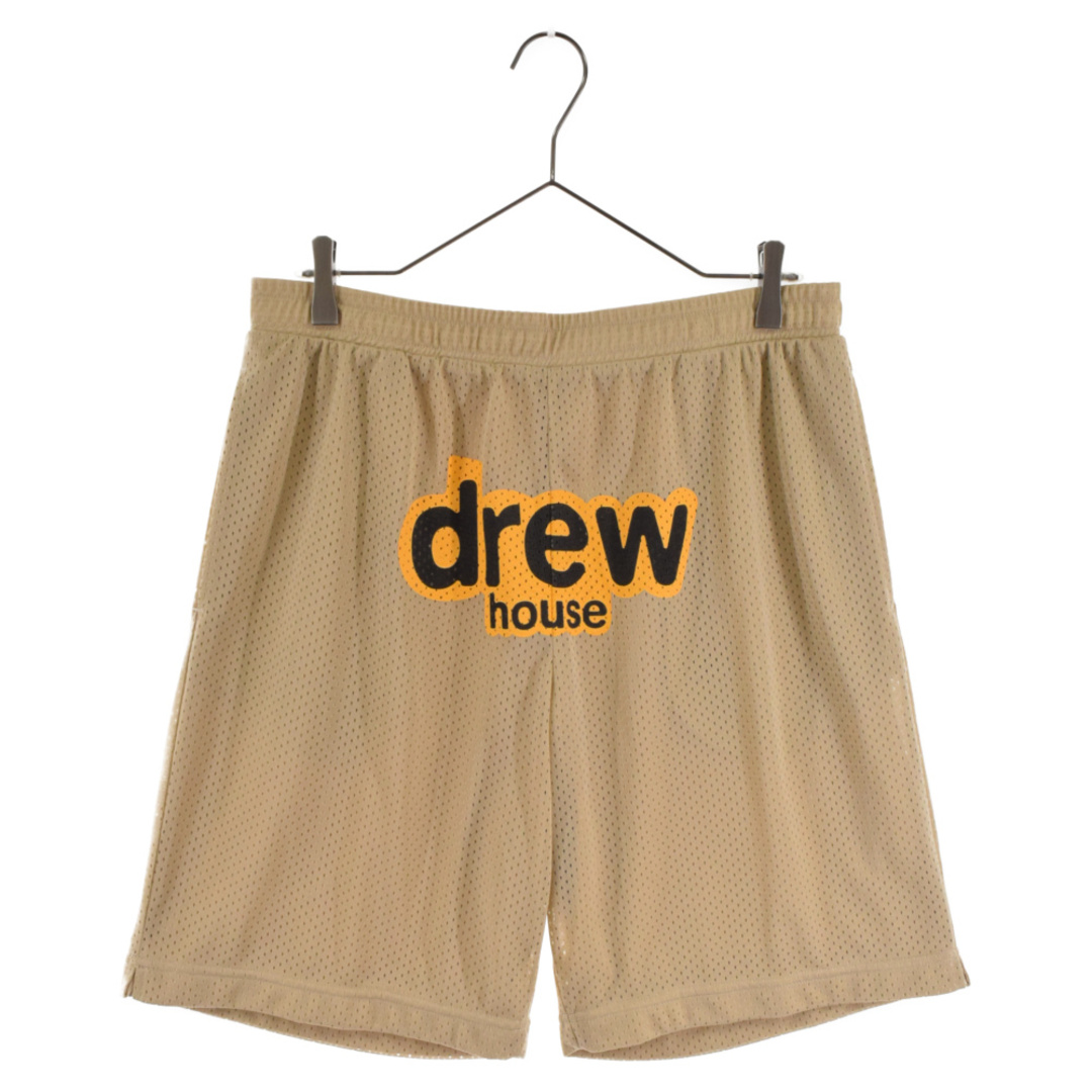 drew house(ドリューハウス)のdrew house ドリューハウス Mesh Shorts ロゴプリント メッシュ ショーツ ハーフパンツショートパンツ ブラウン メンズのパンツ(ショートパンツ)の商品写真