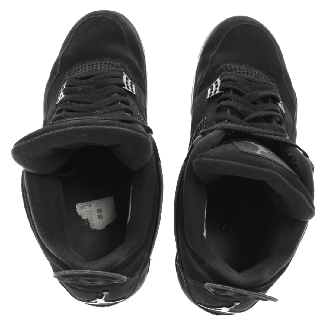 NIKE ナイキ AIR JORDAN 4 RETRO BLACK CAT エアジョーダン4レトロ ブラックキャット ミドルカットスニーカー ブラック US12/30cm CU1110-010