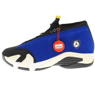 ナイキ(NIKE)のNIKE ナイキ AIR JORDAN 14 RETRO LOW LANEY 2015 エアジョーダン14 レトロ ロー レイニー ローカットスニーカーシューズ ブルー US8.5 807511-405(スニーカー)