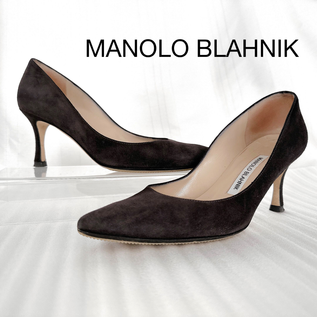 靴/シューズMANOLO BLAHNIK マノロブラニク ハイヒール パンプス