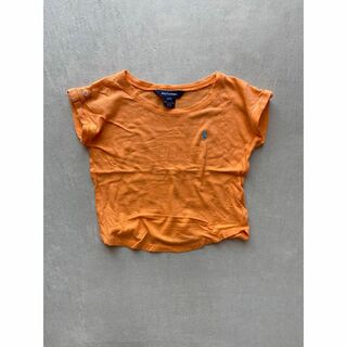 ラルフローレン(Ralph Lauren)のラルフローレン ガールズ Tシャツ オレンジ 送料無料 (y20)(Tシャツ/カットソー)