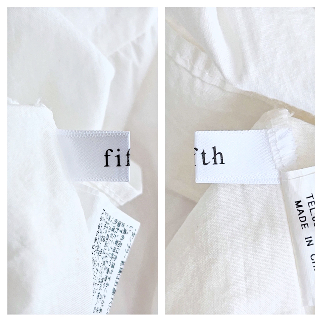 fifth(フィフス)のfifth ボリューム袖レース切り替えブラウス レディースのトップス(シャツ/ブラウス(半袖/袖なし))の商品写真