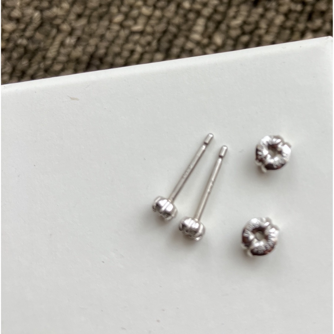 TAKE-UP テイクアップ Ptダイヤモンド セカンドピアス0. 1ct