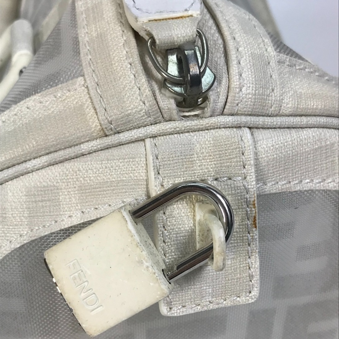 FENDI - フェンディ FENDI ズッカ メッシュ ハンドバッグ カバン ミニ