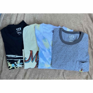 ユニクロ(UNIQLO)のユニクロ　UT Tシャツ4枚セット　　ディズニー　半袖　メンズ(Tシャツ/カットソー(半袖/袖なし))