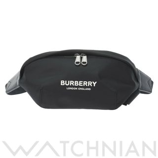 バーバリー(BURBERRY)の未使用 バーバリー BURBERRY 8049095 ユニセックス ボディバッグ ブラック /シルバー金具 ナイロン(ボディバッグ/ウエストポーチ)