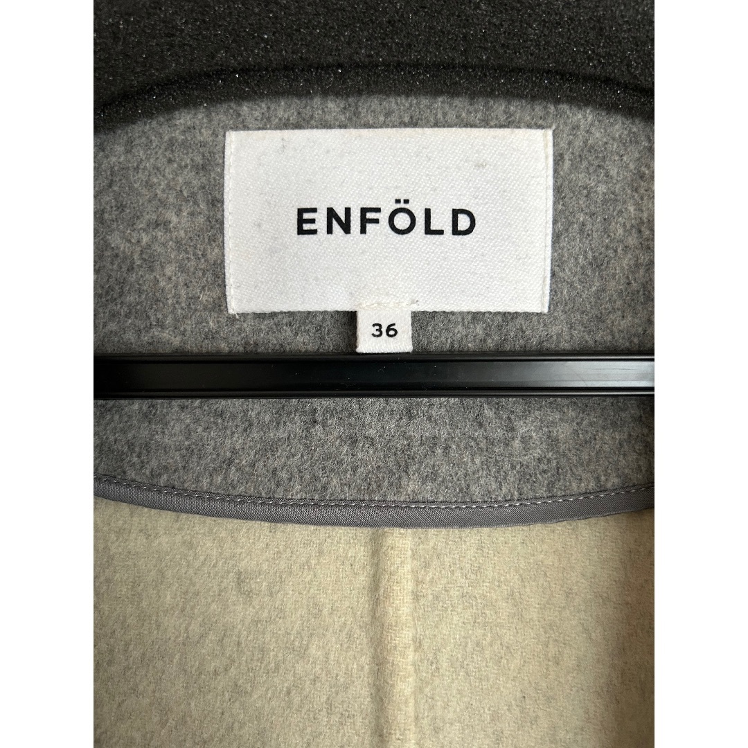 ENFOLD(エンフォルド)のs様専用enfold リバーコート　36▼お値下げしました▼ レディースのジャケット/アウター(ロングコート)の商品写真