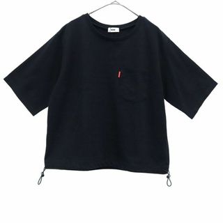 ロデオクラウンズ(RODEO CROWNS)の未使用 ロデオクラウンズ ポケット付 半袖 Tシャツ ブラック RODEO CROWNS レディース 【中古】  【230814】 メール便可(Tシャツ(半袖/袖なし))