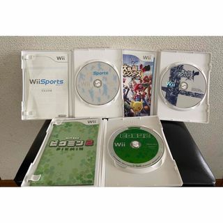 Wiiゲームソフト3本セット(家庭用ゲーム機本体)