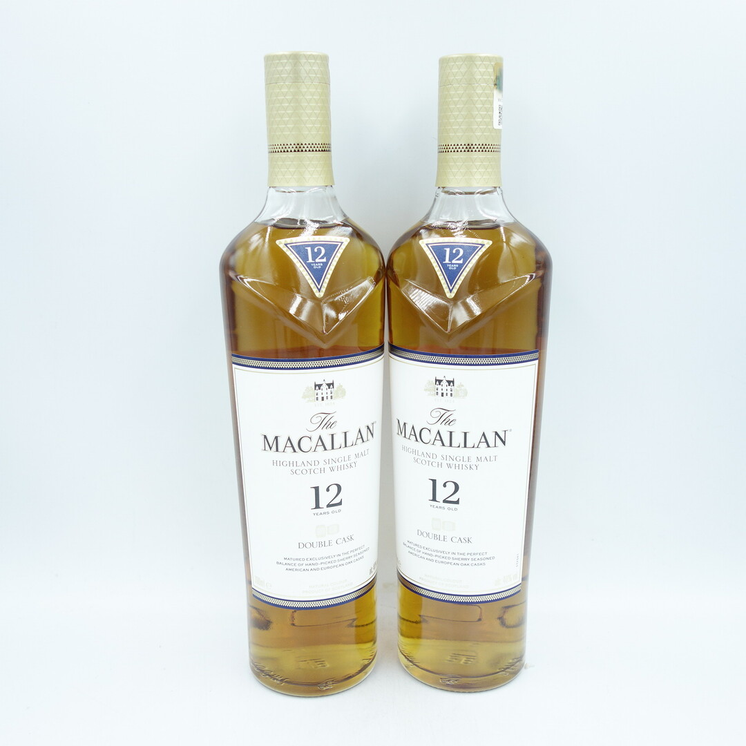 マッカラン 12年 ダブルカスク 700ml 40% 2本セット【S2】 - ウイスキー