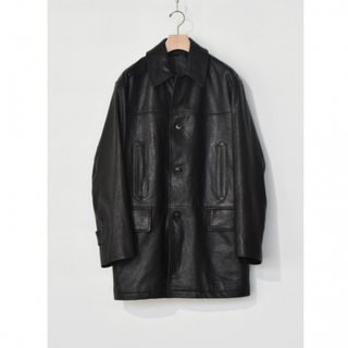 コモリ(COMOLI)の22aw COMOLI コモリ ラムレザーコート SIZE3(レザージャケット)