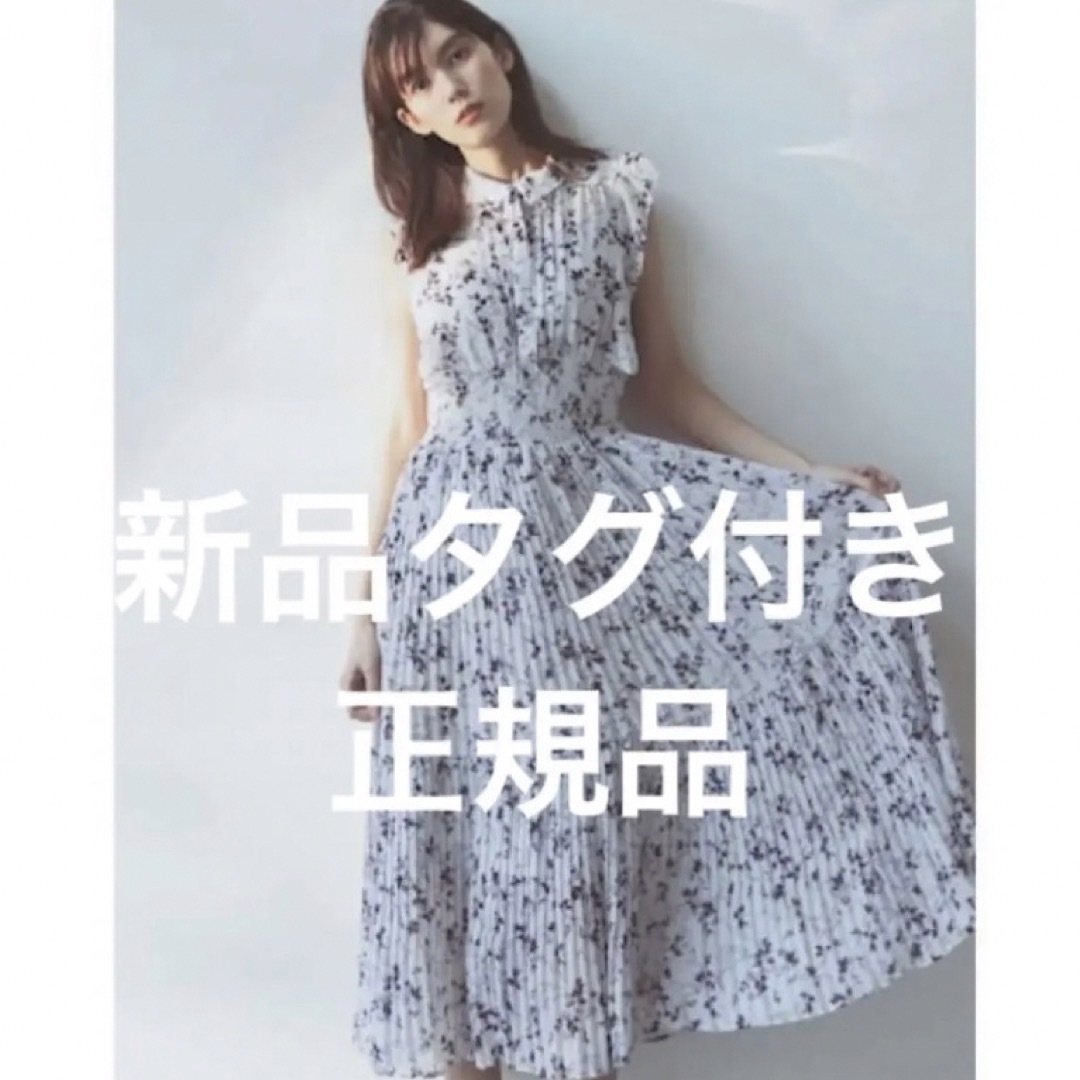 SNIDEL - 【WEB限定サイズあり】Sustainableフリルプリーツワンピース