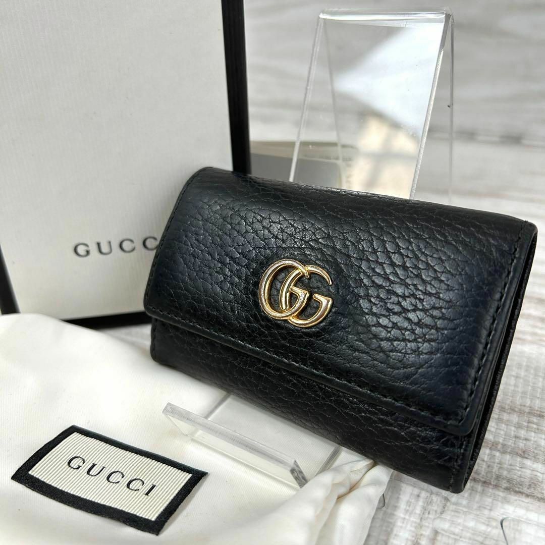 Gucci - 美品・付属品完備 GUCCI グッチ ✨6連 キーケース GG