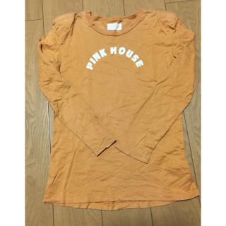 ピンクハウス(PINK HOUSE)の値下げしました！！ピンクハウス マスタードとオレンジの間のような色の長袖Tシャツ(Tシャツ(長袖/七分))