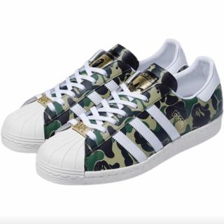 アベイシングエイプ(A BATHING APE)のBAPE X ADIDAS SUPERSTAR 80S コラボ ABC迷彩(スニーカー)