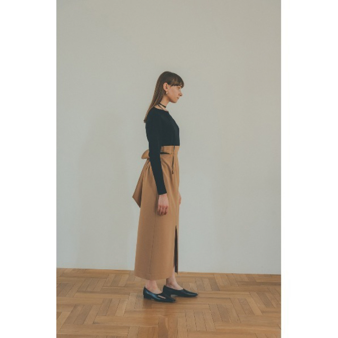 【最終値下げ】CLANE クラネ SIDE CUT RIBBON SKIRT