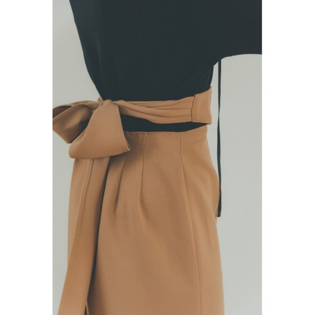 【最終値下げ】CLANE クラネ SIDE CUT RIBBON SKIRT