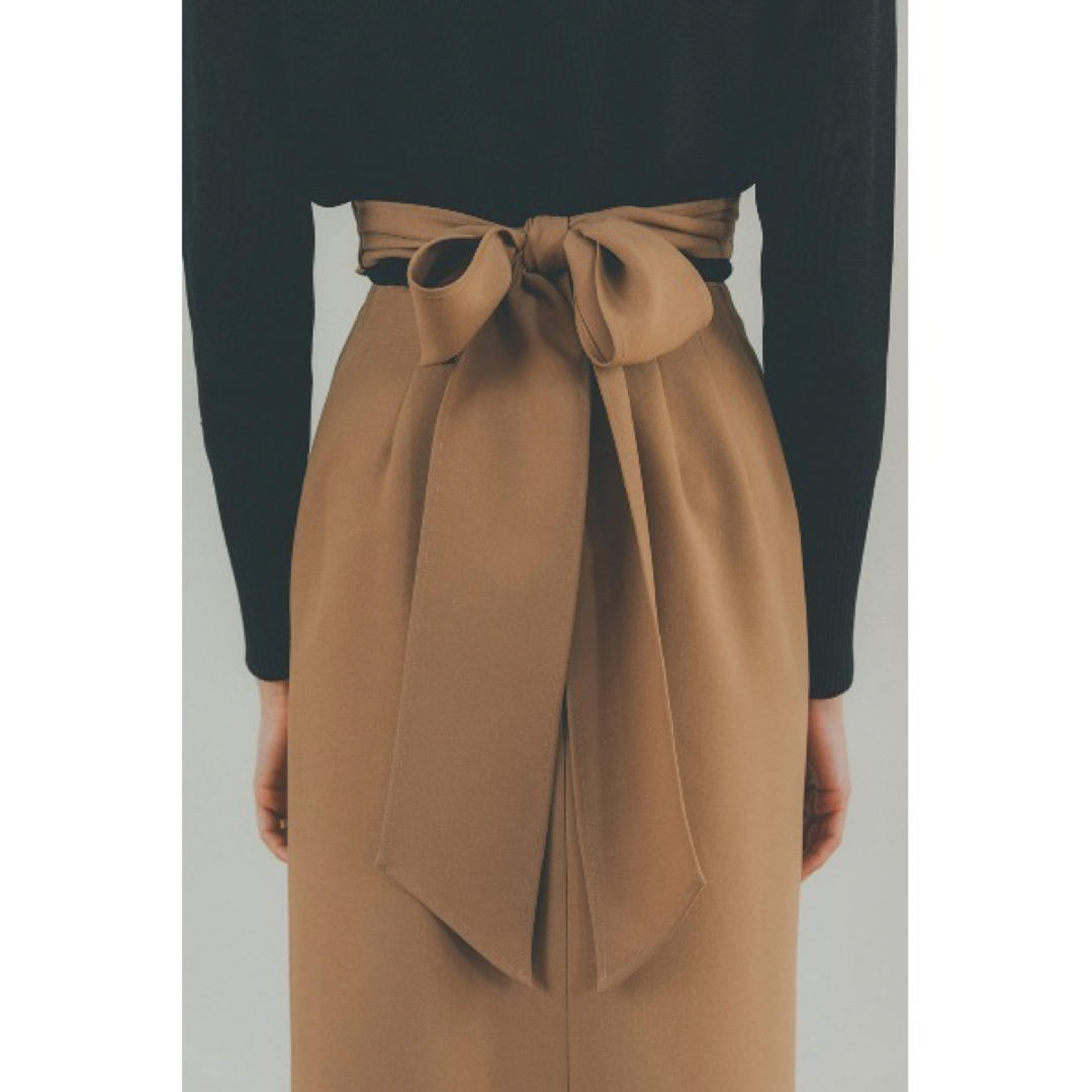 【最終値下げ】CLANE クラネ SIDE CUT RIBBON SKIRT