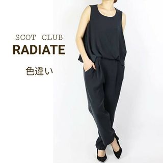 スコットクラブ(SCOT CLUB)の極美品　ラディエイト　オールインワン　上品　高級感　こなれ感　オケージョン　M(オールインワン)