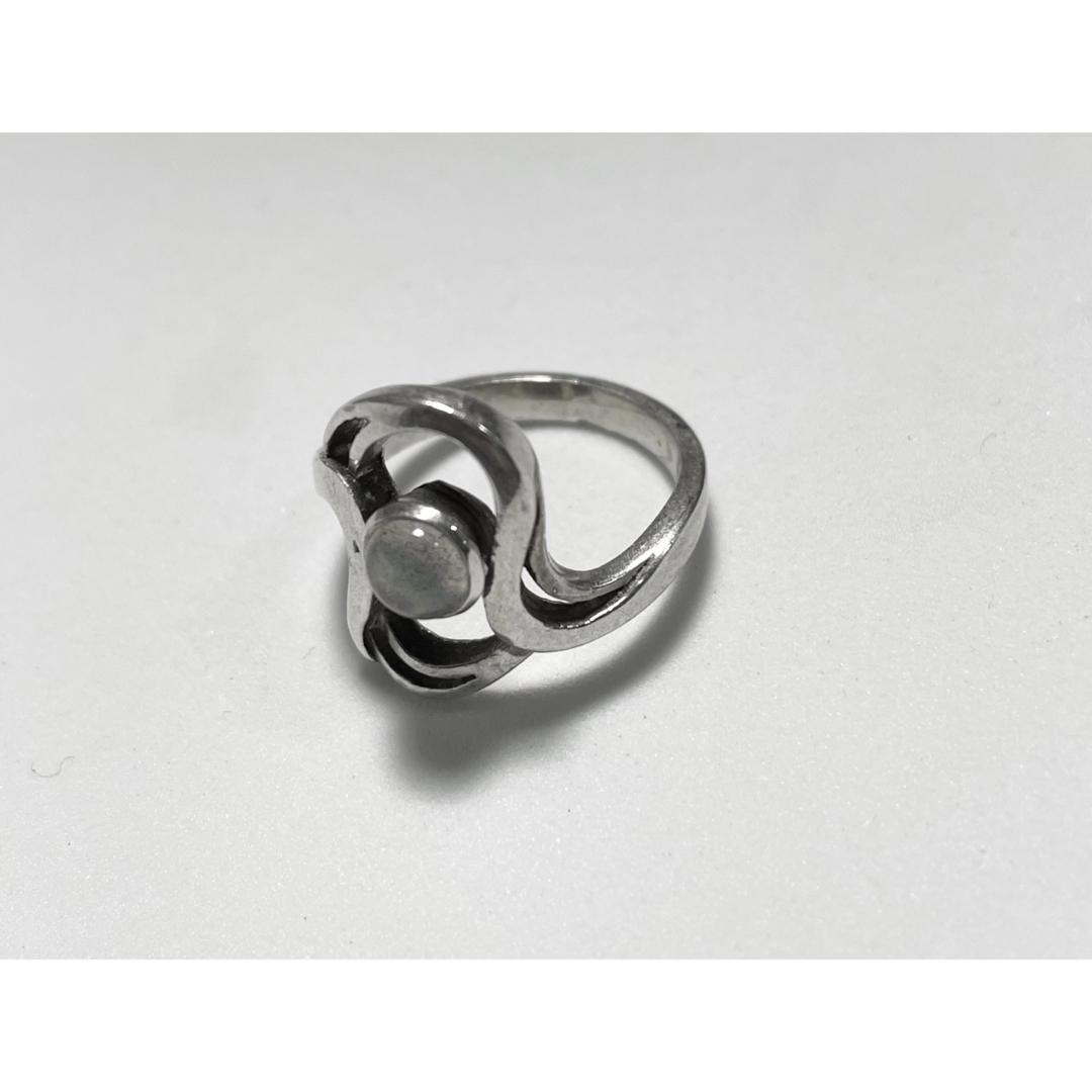 SILVER925ムーンストーンリング  スターリングシルバー天然石誕生石Lしい メンズのアクセサリー(リング(指輪))の商品写真