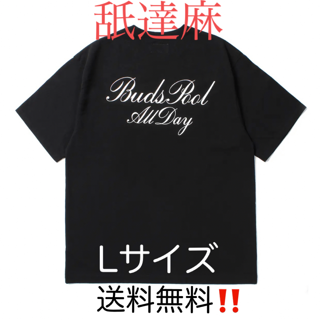 舐達麻　BUDPOOL  ALLDAY S/S TEE ブラック Lサイズ