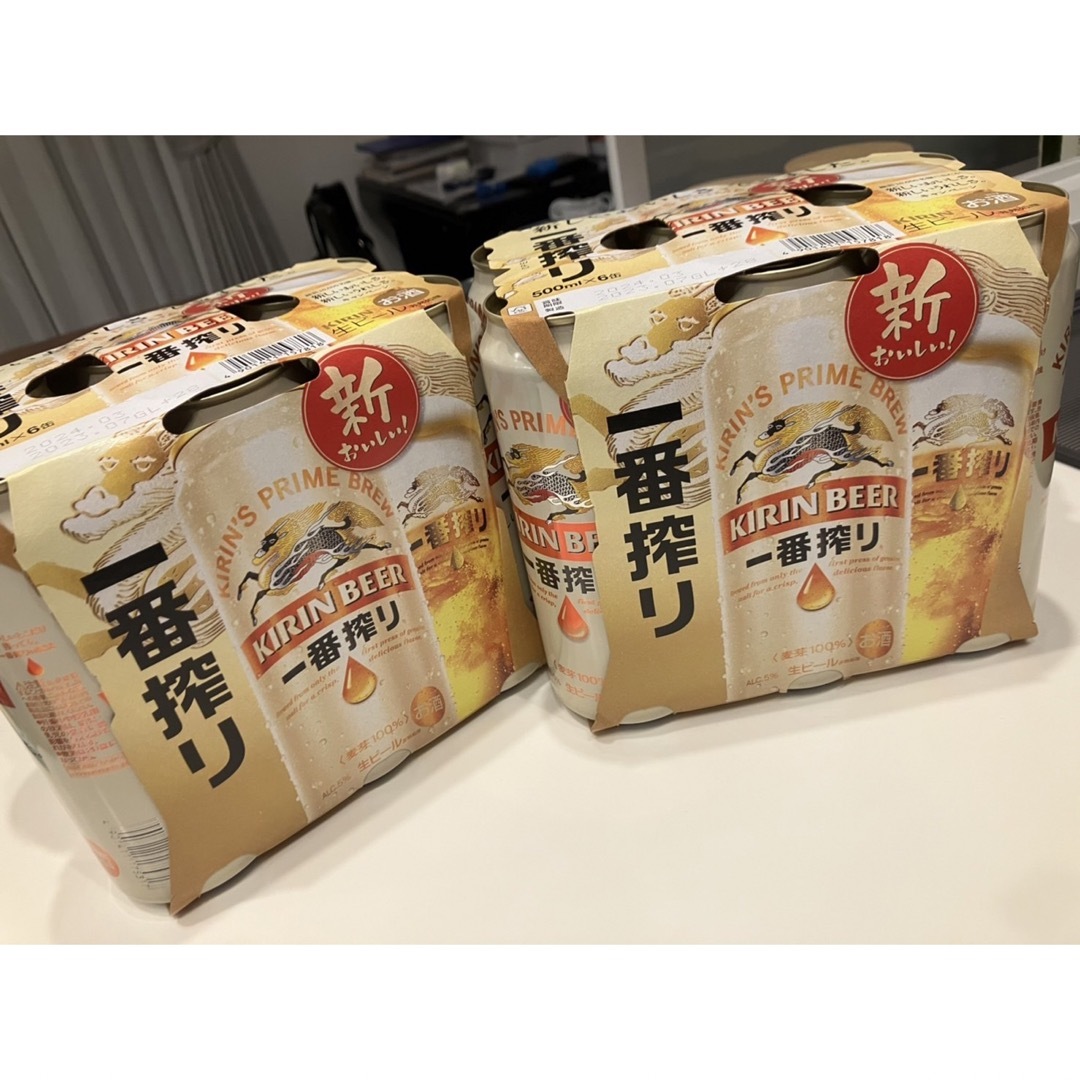 キリン(キリン)のキリン　一番搾り　ビール　500ml  12本 食品/飲料/酒の酒(ビール)の商品写真