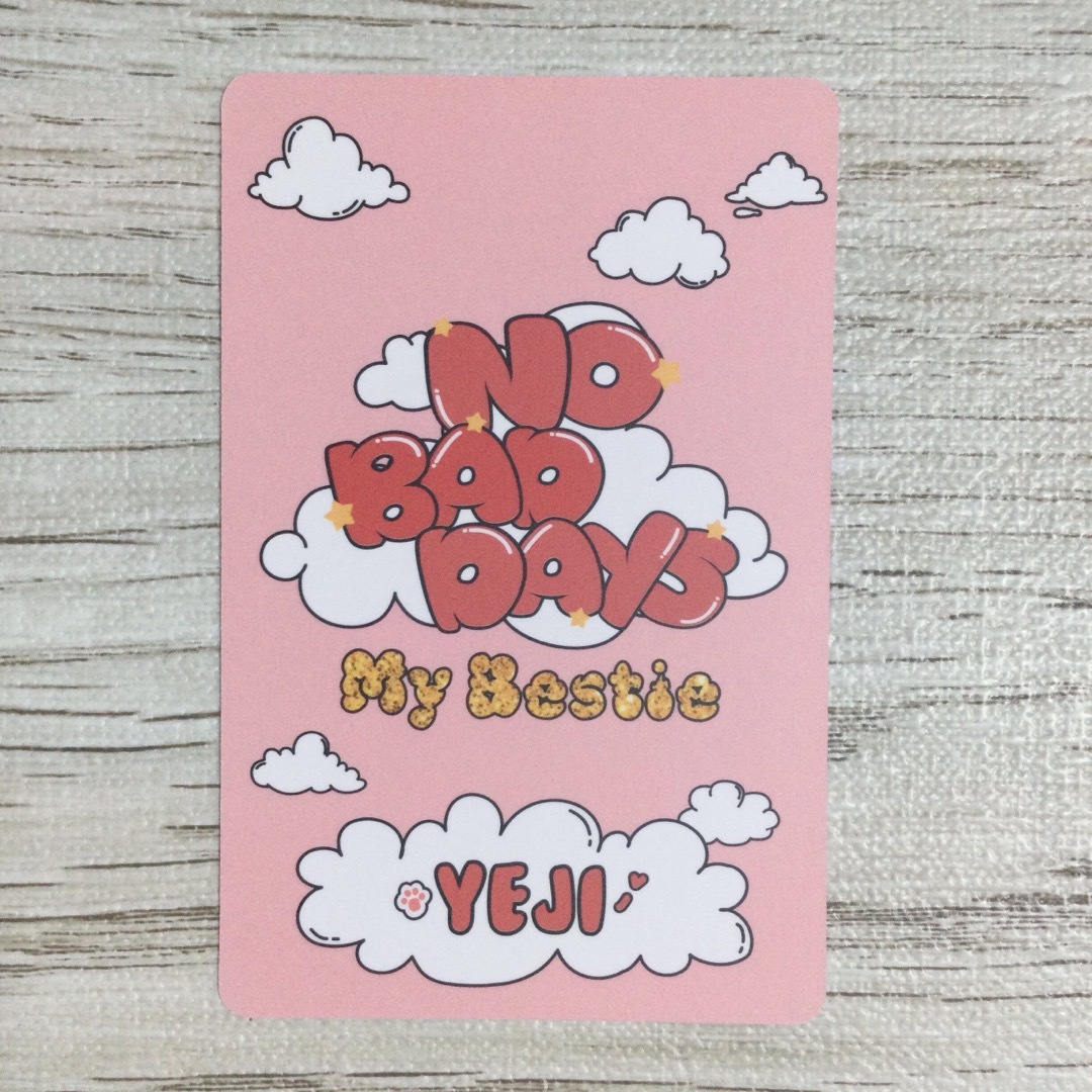 itzy イェジ no bad days 5月 yeji トレカ NBD May
