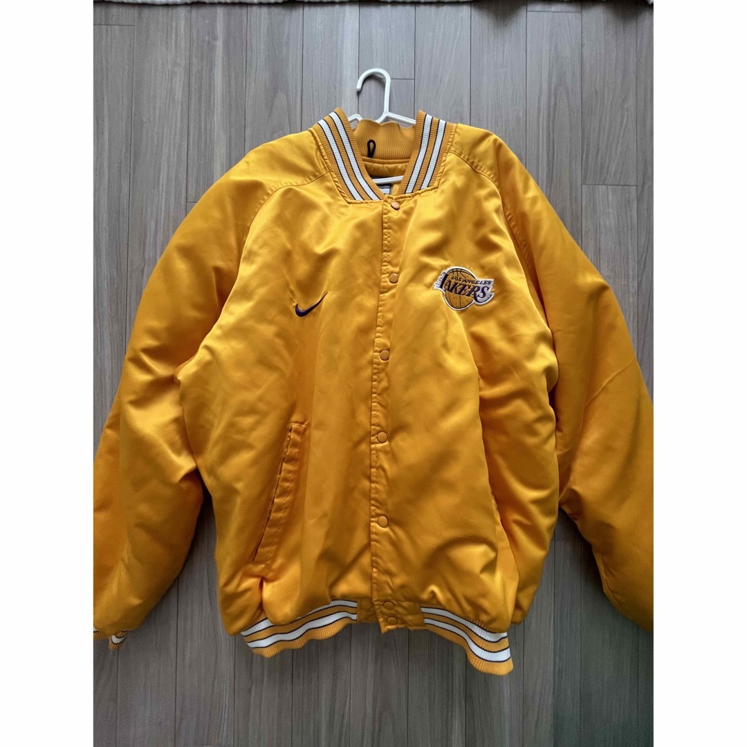 90s TEAM NYLON VARSITY JACKET LAKERS