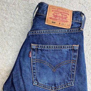 リーバイス(Levi's)のリーバイス デニム ジーンズ インディゴ テーパード 508W28L34(デニム/ジーンズ)