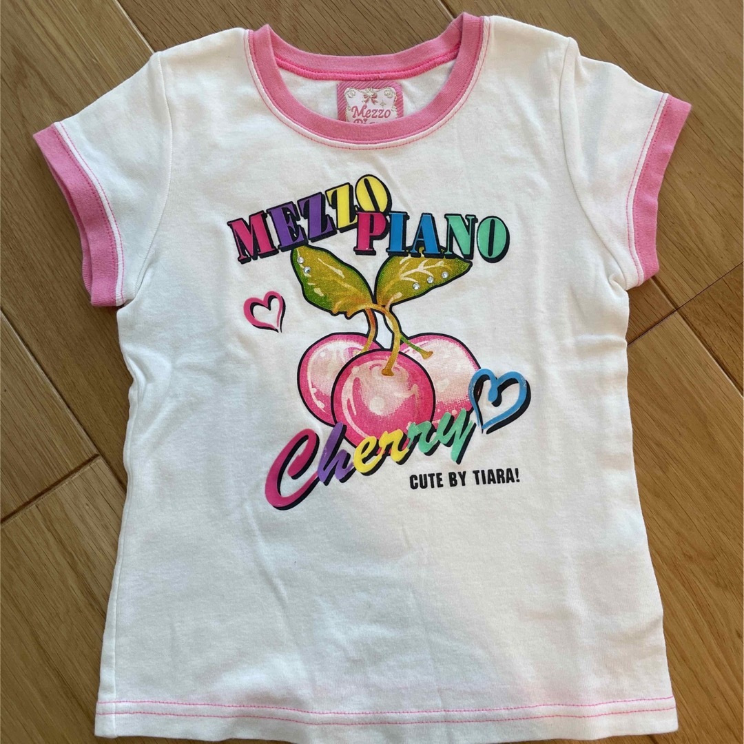 mezzo piano(メゾピアノ)のメゾピアノ　Tシャツ120サイズ キッズ/ベビー/マタニティのキッズ服女の子用(90cm~)(Tシャツ/カットソー)の商品写真