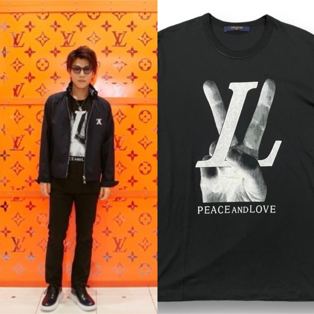 正規 3代目 岩田さん着 LOUIS VUITTON ヴィトン ロゴ TシャツTシャツ/カットソー(半袖/袖なし)