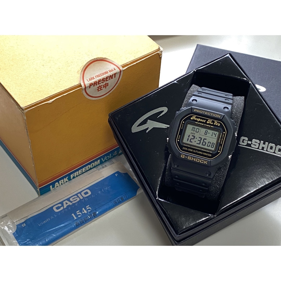 G-SHOCK(ジーショック)のコラボ/G-SHOCK/LARK/スピード/限定/DW-5600/箱付/非売品 メンズの時計(腕時計(デジタル))の商品写真