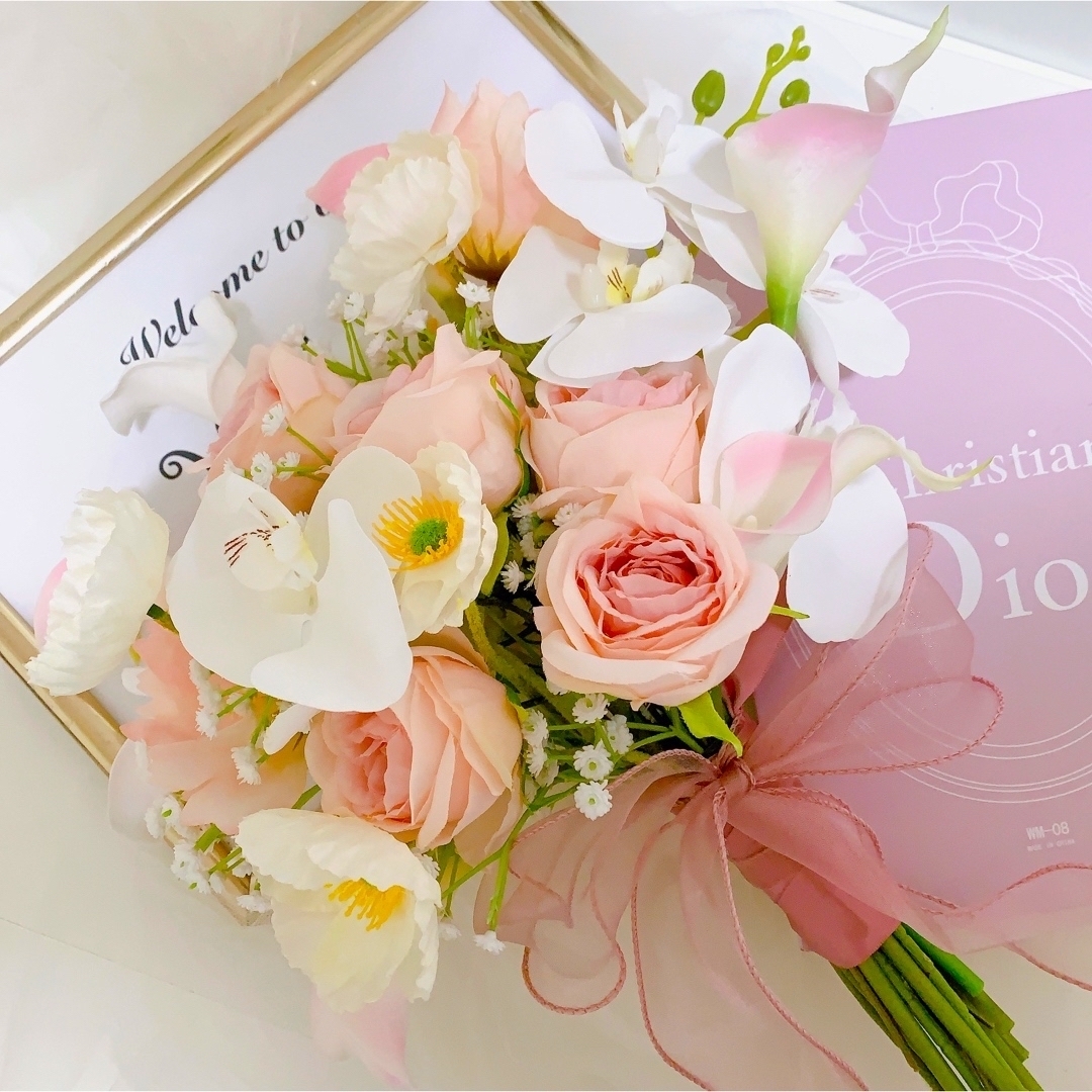 sa様専用 受注製作 No.167 クラッチブーケ 結婚式 前撮り | フリマアプリ ラクマ